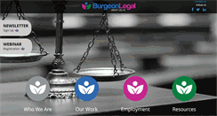 Desktop Screenshot of burgeonlegal.com
